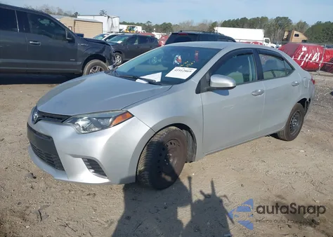 2015 Toyota Corolla Le from USA, damaged, VIN 2T1BURHE7FC451927